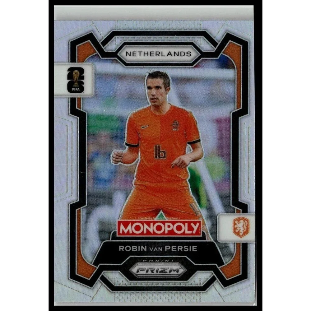 2026 Panini Prizm Monopoly Cup Robin van Persie #76 Netherlands Silver Prizms
